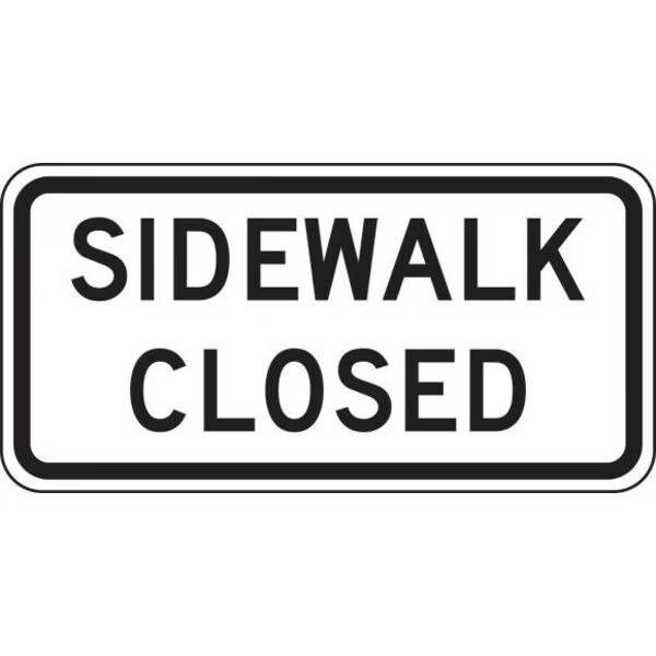 Accuform BICYCLE PEDESTRIAN SIGN FRR712RA FRR712RA - main